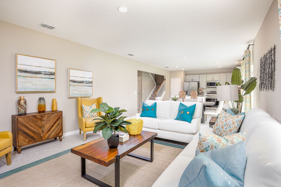 Representative furnished interior of a home built from the Sycamore by Maronda Homes in Woodland Ranch, Lake Wales (Image 15).