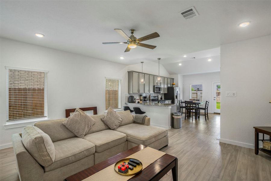 Furnished interior view inside a new home in Sorella, Tomball (Image 6).