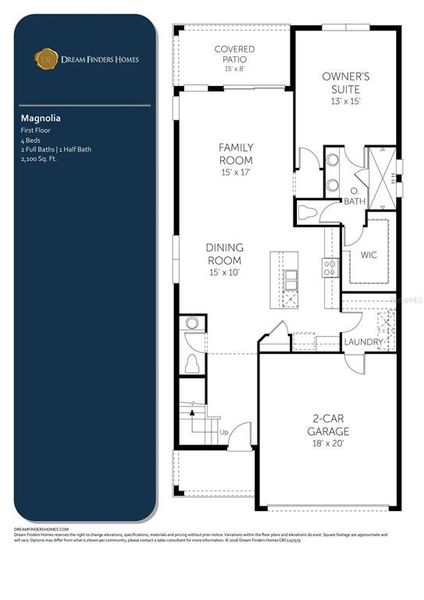 2D floor plan layout of this home in , Minneola, FL (Image 6).