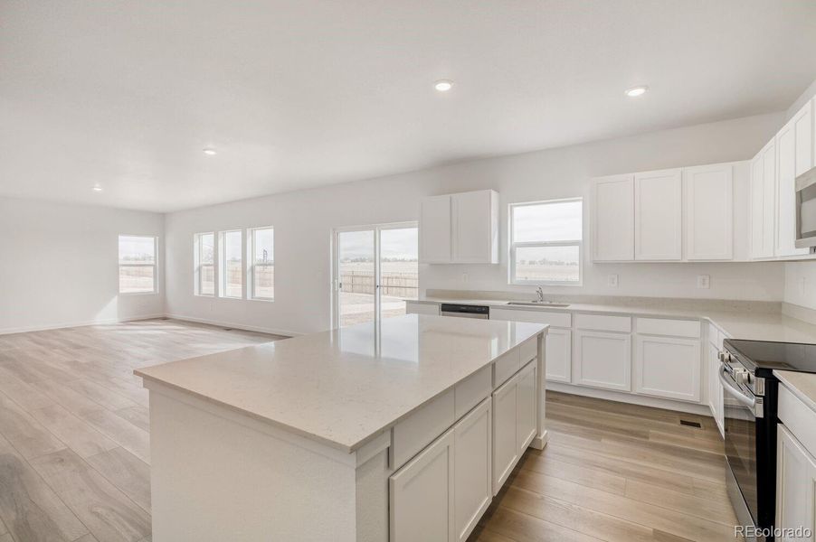 Furnished interior view inside a new home in Ledge Rock, Johnstown (Image 5). Furnished interior view inside a new home in Ledge Rock, Johnstown (Image 5).