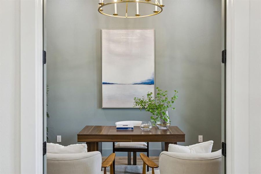 Furnished interior view inside a new home in , Midlothian (Image 11).