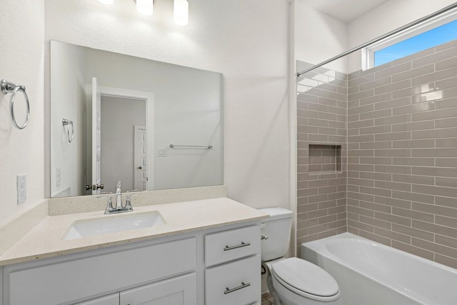 Furnished interior view inside a new home in Blackhawk, Pflugerville (Image 15).