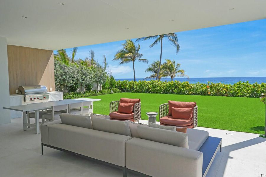 Furnished interior view inside a new home in , Hillsboro Beach (Image 66).