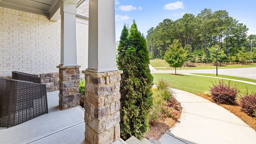 Exterior details and patio area of a home in Genesee, Newnan (Image 4).