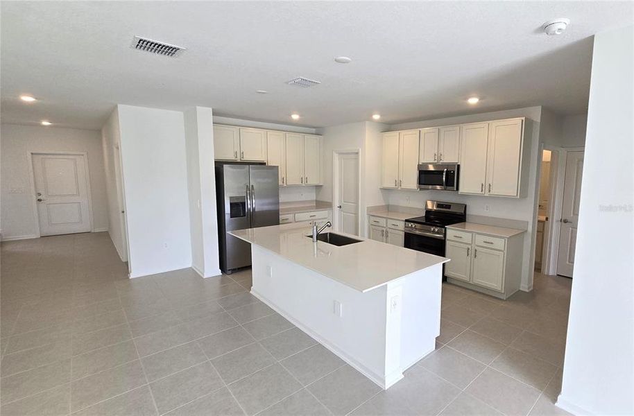 Furnished interior view inside a new home in Westview, Kissimmee (Image 8). Furnished interior view inside a new home in Westview, Kissimmee (Image 8).