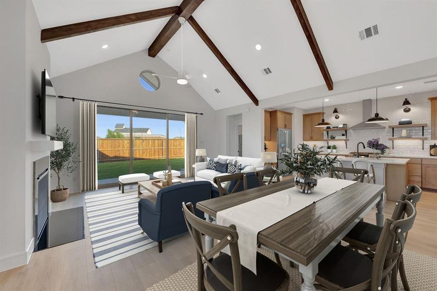 Furnished interior view inside a new home in Gateway Parks, Forney (Image 15). Furnished interior view inside a new home in Gateway Parks, Forney (Image 15).