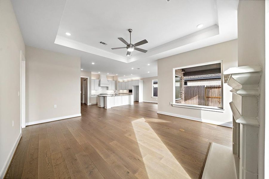 Representative unfurnished interior of a home built from the Waterlily by Caldwell Homes in Chambers Creek, Willis (Image 23). Representative unfurnished interior of a home built from the Waterlily by Caldwell Homes in Chambers Creek, Willis (Image 23).