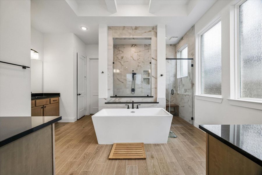 WELCOME TO YOUR OWN PRIVATE SPA!  (OR MASTER BATHROOM)