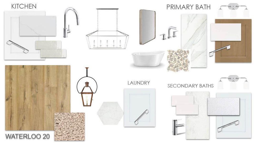 Sample of building materials used in homes in Waterloo Estates, Johns Island (Image 64).