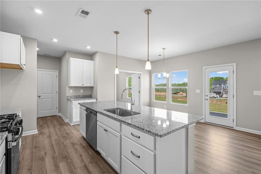 Furnished interior view inside a new home in Twin Lakes, Hoschton (Image 15).