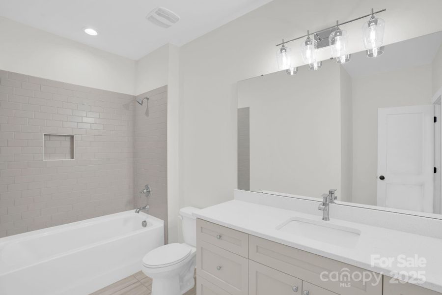 Furnished interior view inside a new home in , Charlotte (Image 26).