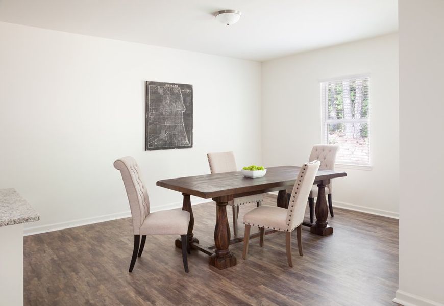 Representative furnished interior of a home built from the Europa by Starlight Homes in Andalusia, Loris (Image 7).