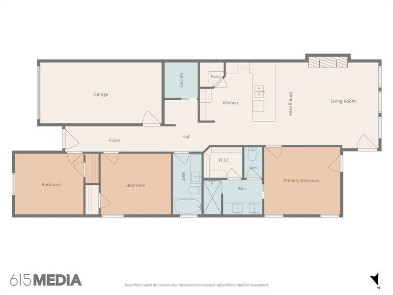 2D floor plan layout of this home in , Killeen, TX (Image 5).