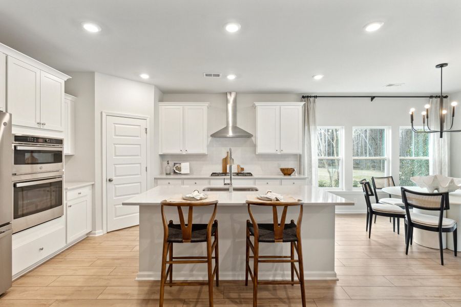 Furnished interior view inside a new home in Horizons at Summers Corner | 55+, Summerville (Image 7).
