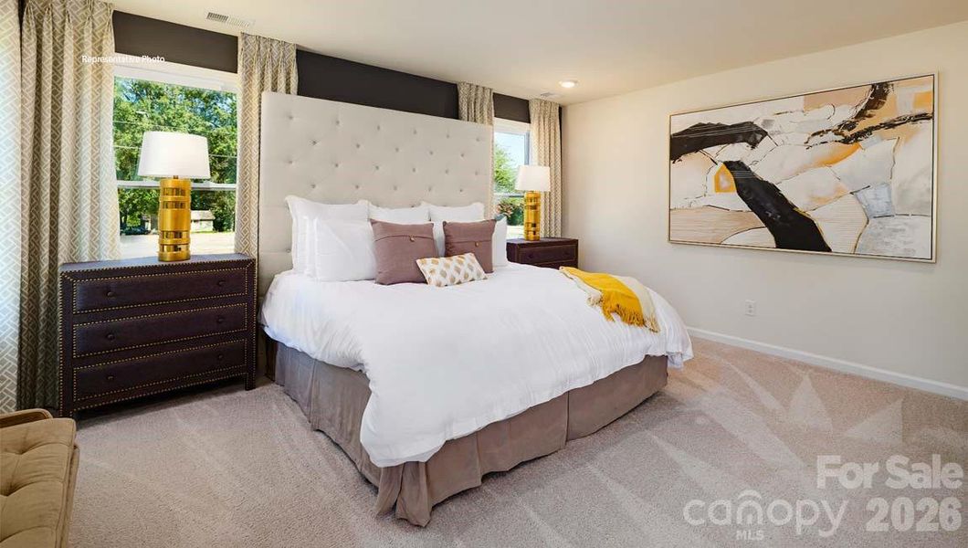 Furnished interior view inside a new home in Sylvan Creek, Denver (Image 22).