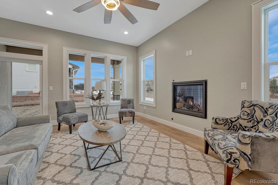 Furnished interior view inside a new home in , Colorado Springs (Image 13).