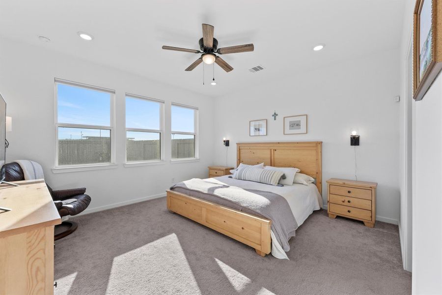 Furnished interior view inside a new home in Mason Woods 40s, Cypress (Image 19). Furnished interior view inside a new home in Mason Woods 40s, Cypress (Image 19).