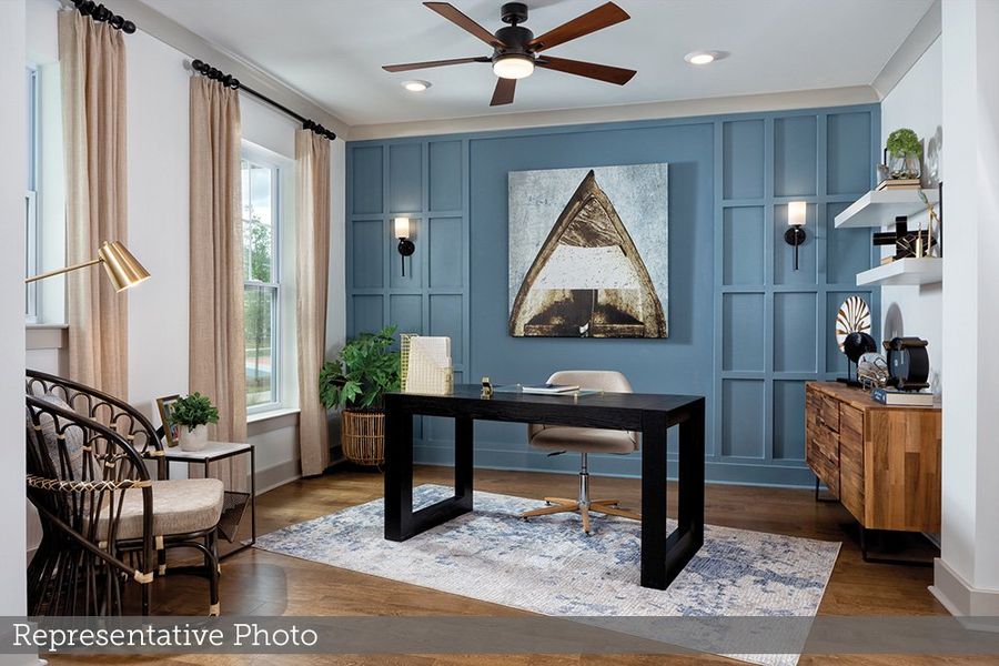 Furnished interior view inside a new home in Nexton - Midtown - The Village Collection, Summerville (Image 7).