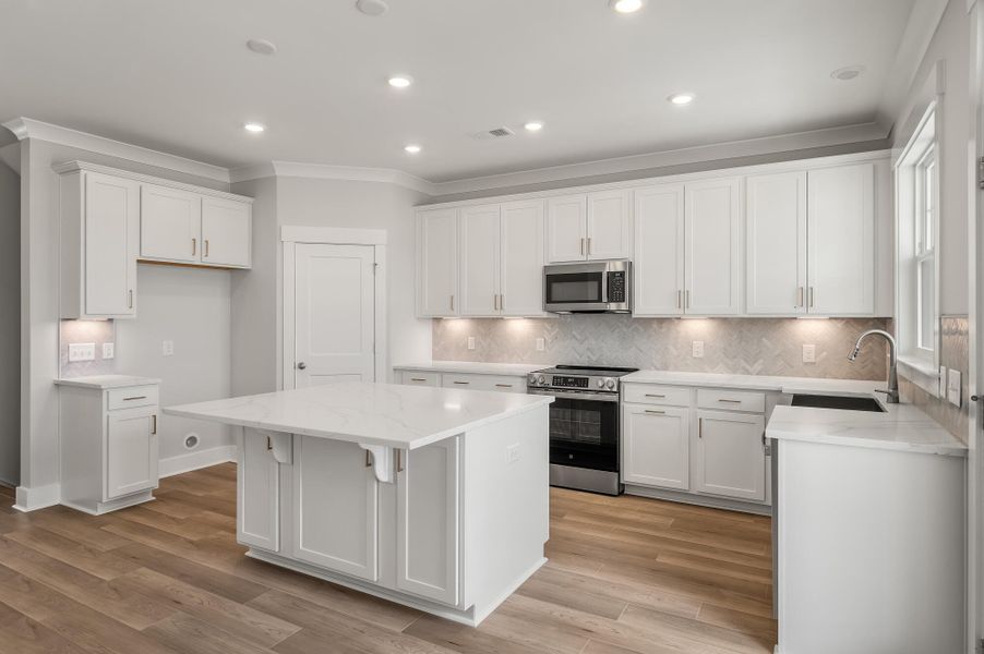 Furnished interior view inside a new home in New Riverside Village, Bluffton (Image 9). Furnished interior view inside a new home in New Riverside Village, Bluffton (Image 9).