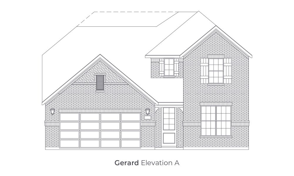 Representative rendering of the exterior for the Gerard II by Taft Homes (Image 4).