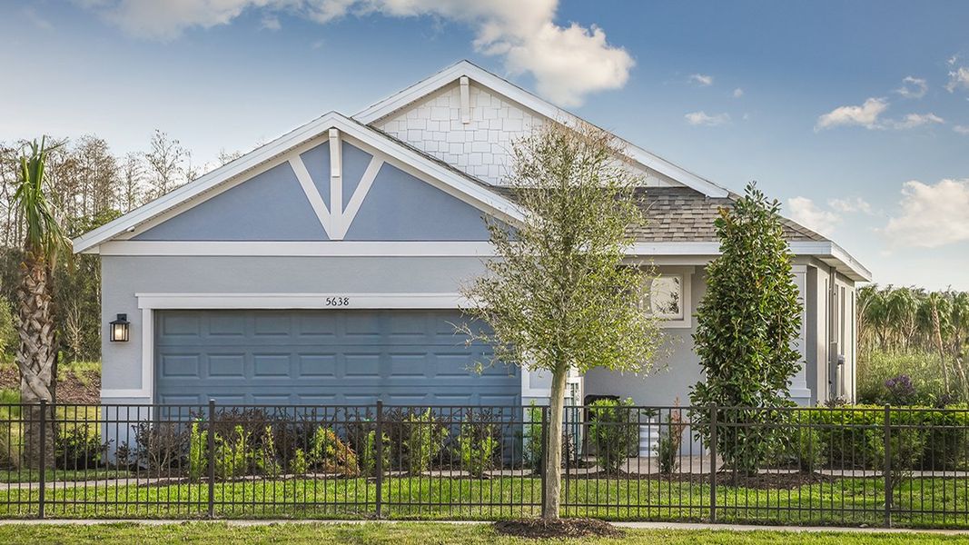 Representative exterior photo of a completed home built from the Saint Vincent by Taylor Morrison in Tiburon, Nokomis, FL (Image 22).