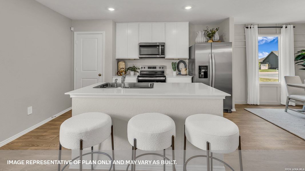 Furnished interior view inside a new home in Swenson Heights, Seguin (Image 10).