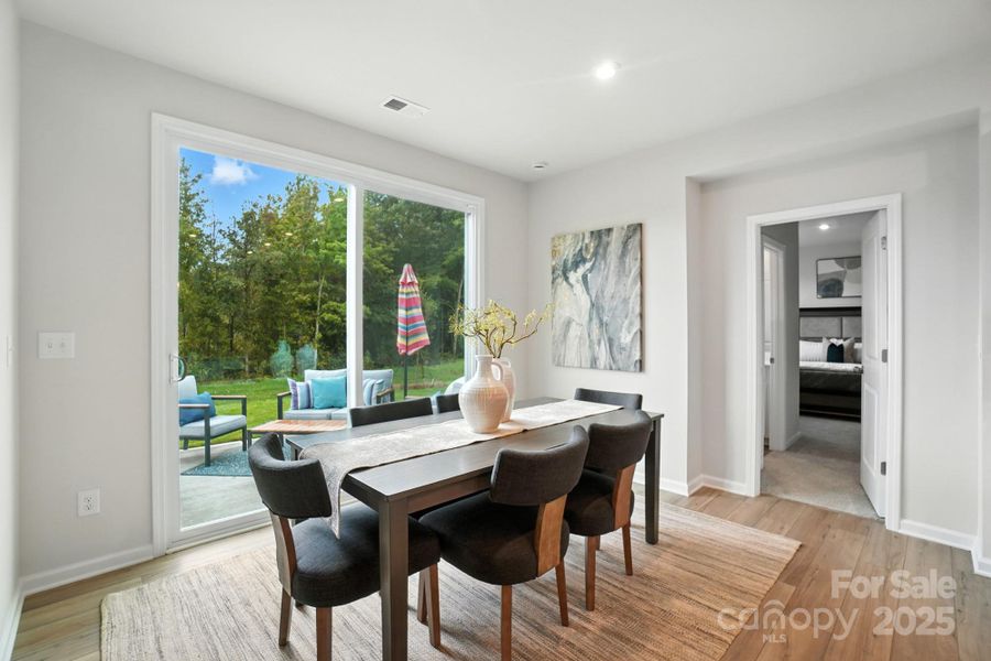 Furnished interior view inside a new home in Waxhaw Landing, Monroe (Image 17).