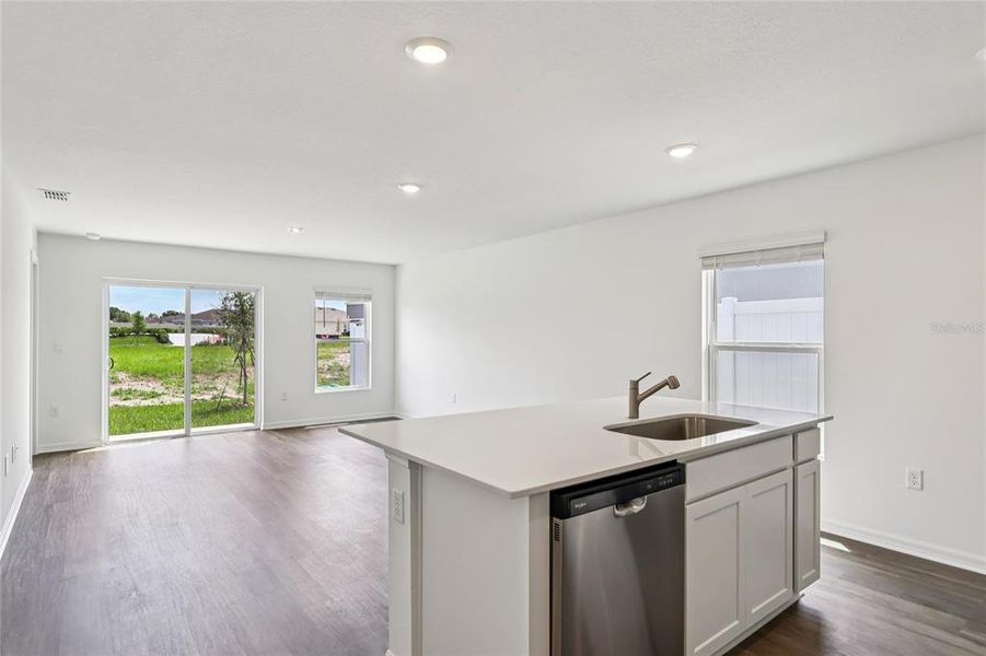Furnished interior view inside a new home in Leoma's Landing, Lake Wales (Image 7).