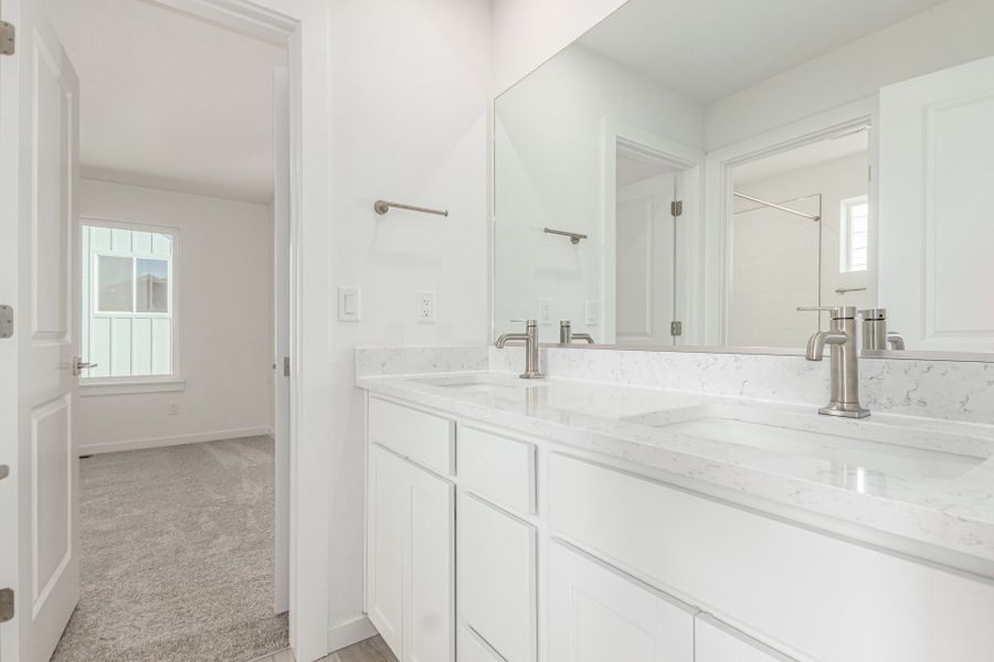 Furnished interior view inside a new home in Parkside at Victory Ridge, Colorado Springs (Image 10).