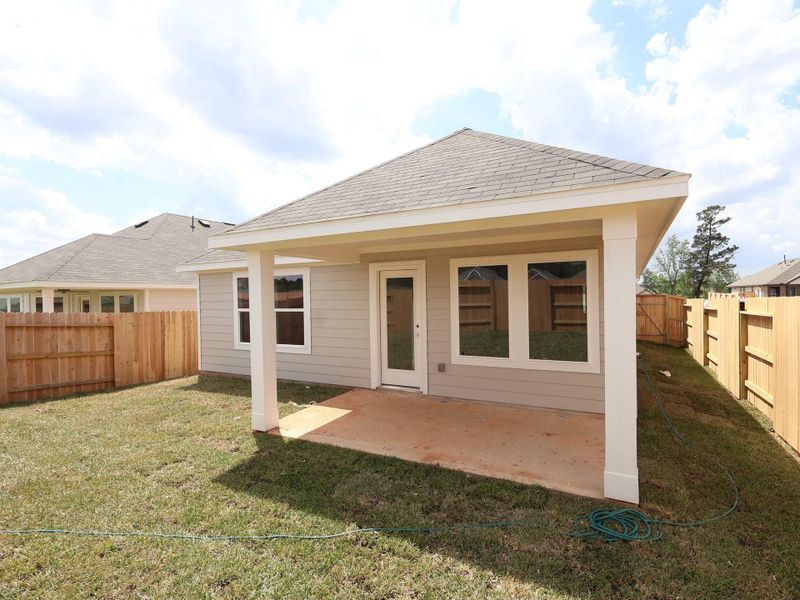Exterior details and patio area of a home in Lone Star Landing, Montgomery (Image 4).