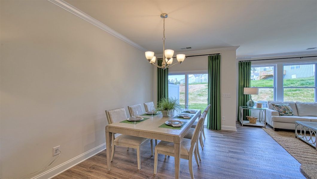 Furnished interior view inside a new home in Skybrook Corners, Huntersville (Image 20).