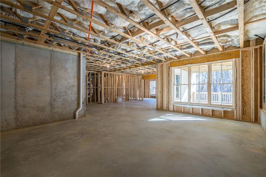 In-progress construction of a new home in , Ball Ground, GA (Image 58).