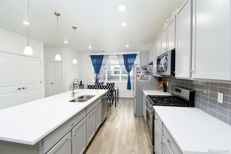 Furnished interior view inside a new home in , Castle Pines (Image 17).