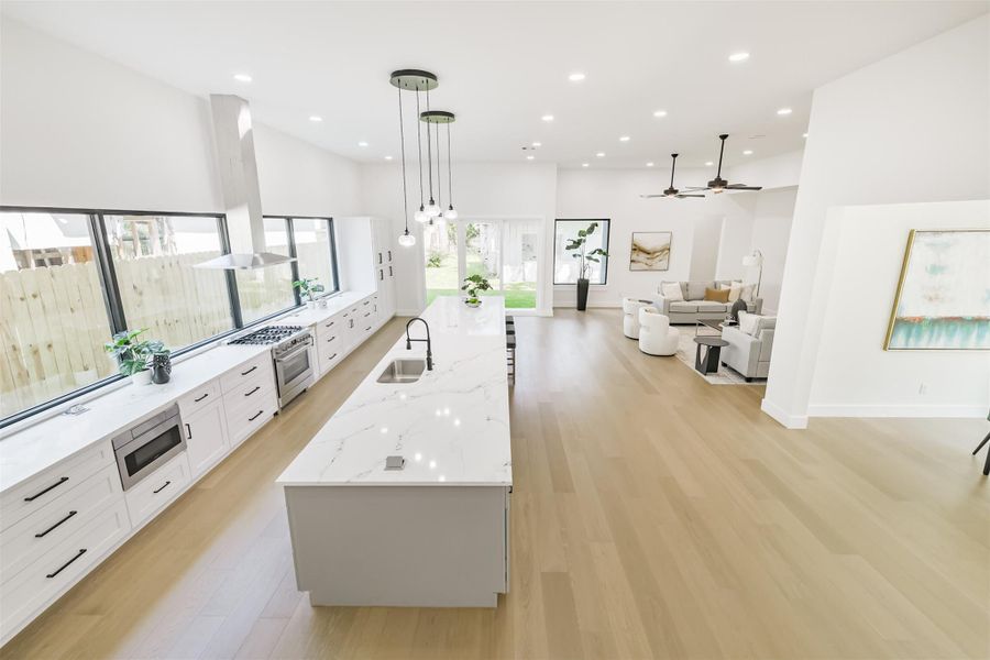 Furnished interior view inside a new home in , Houston (Image 29).