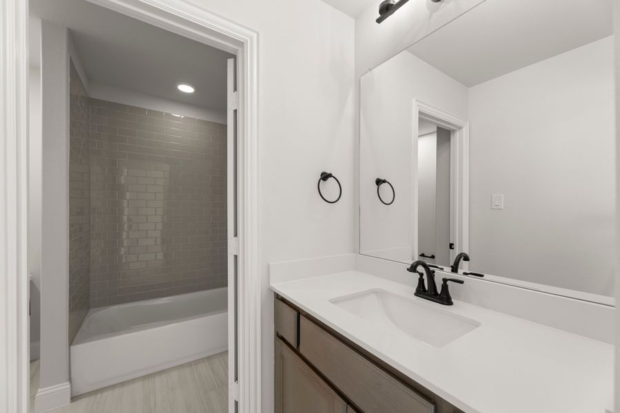 Furnished interior view inside a new home in Nelson Lake Estates, Rockwall (Image 14).