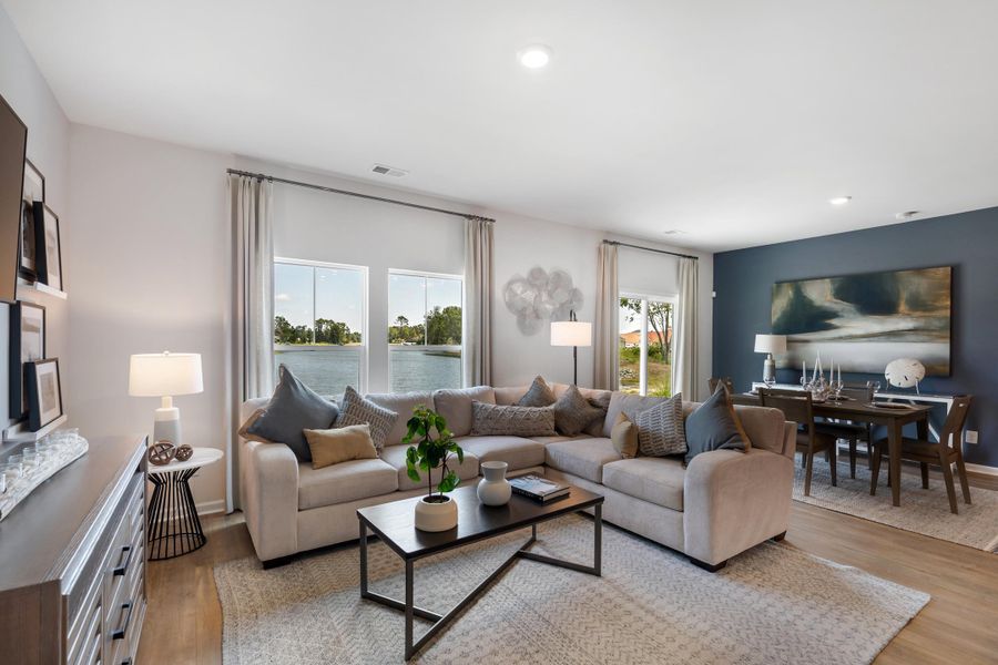 Furnished interior view inside a new home in Cypress Preserve, Moncks Corner (Image 3).