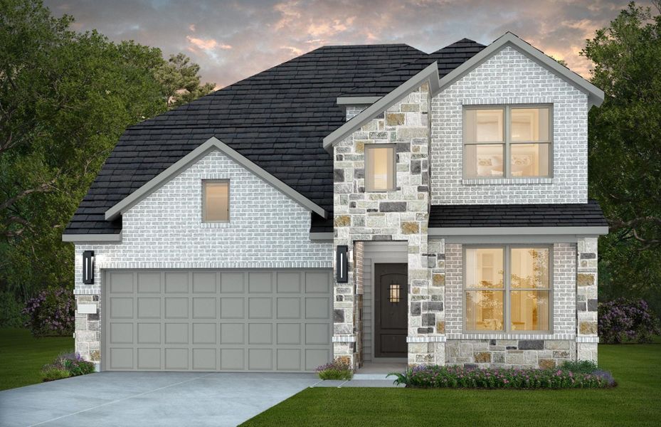 Representative exterior photo of a completed home built from the Jayton by Pulte Homes in Windcress, Cove, TX (Image 24).