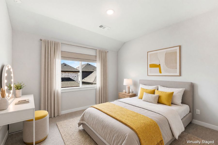 Furnished interior view inside a new home in Woodbridge Townhomes, Wylie (Image 34).