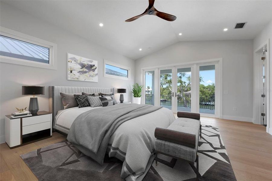 Furnished interior view inside a new home in , Sarasota (Image 19).