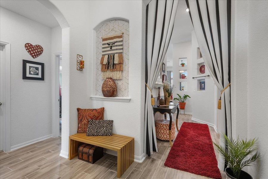 Furnished interior view inside a new home in , Buda (Image 9). Furnished interior view inside a new home in , Buda (Image 9).