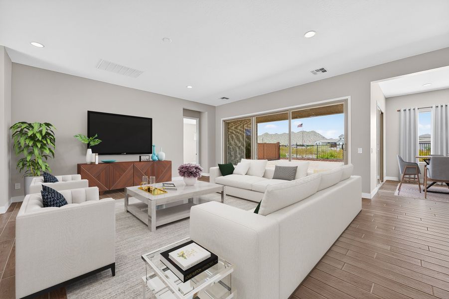 Furnished interior view inside a new home in Ladera Trails, Queen Creek (Image 7).