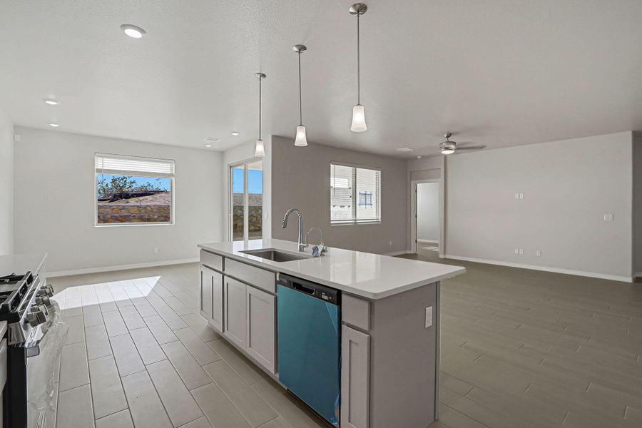 Furnished interior view inside a new home in Emerald Estates, Horizon City (Image 14). Furnished interior view inside a new home in Emerald Estates, Horizon City (Image 14).