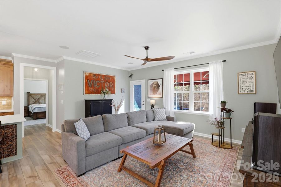 Furnished interior view inside a new home in , Fort Mill (Image 11).