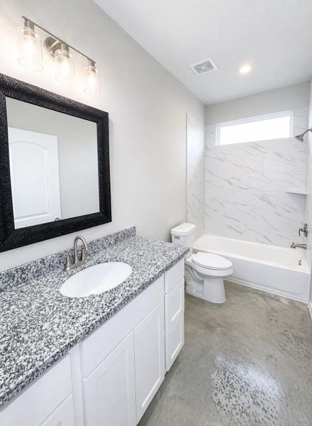 Furnished interior view inside a new home in , Trinity (Image 8).