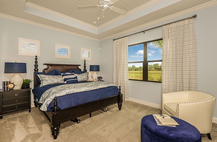 Representative furnished interior of a home built from the Endless Summer 4 by Neal Communities in Wildleaf, Parrish (Image 4).