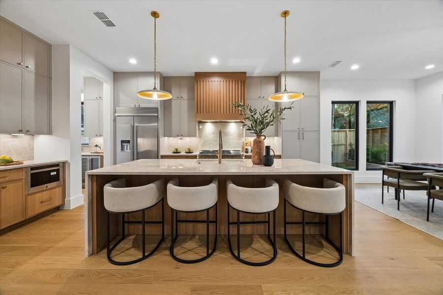 Furnished interior view inside a new home in , Houston (Image 11).