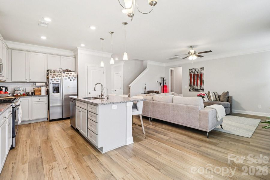 Furnished interior view inside a new home in Hadleigh Park, Lexington (Image 16).