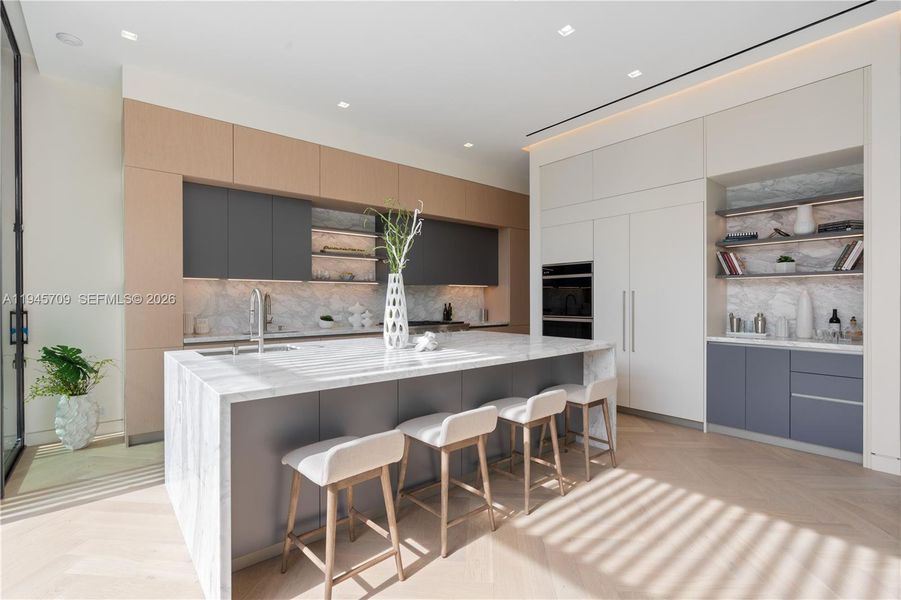 Furnished interior view inside a new home in , Miami Beach (Image 17).