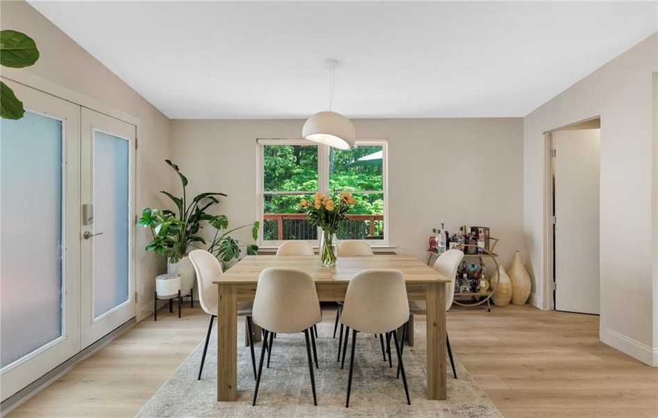 Furnished interior view inside a new home in , Decatur (Image 7).