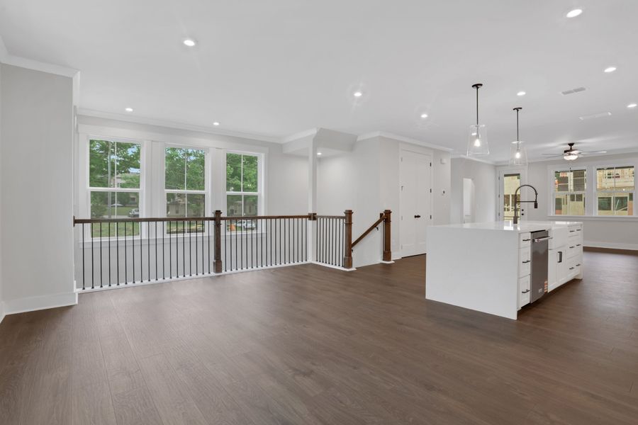 Spacious, unfurnished interior of a new home in The Groves at Myrtle, Roswell (Image 13).